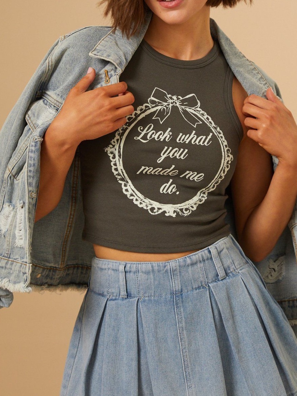 Altar’d State Ribbed Baby Tank
